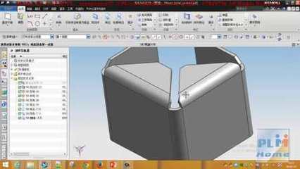 PLM之家NX网-NX9.0钣金设计-4.2 三折弯角(Close a three bend corner)