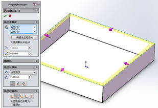 用solidworks钣金工具画一个桌面机箱,此图难度不大