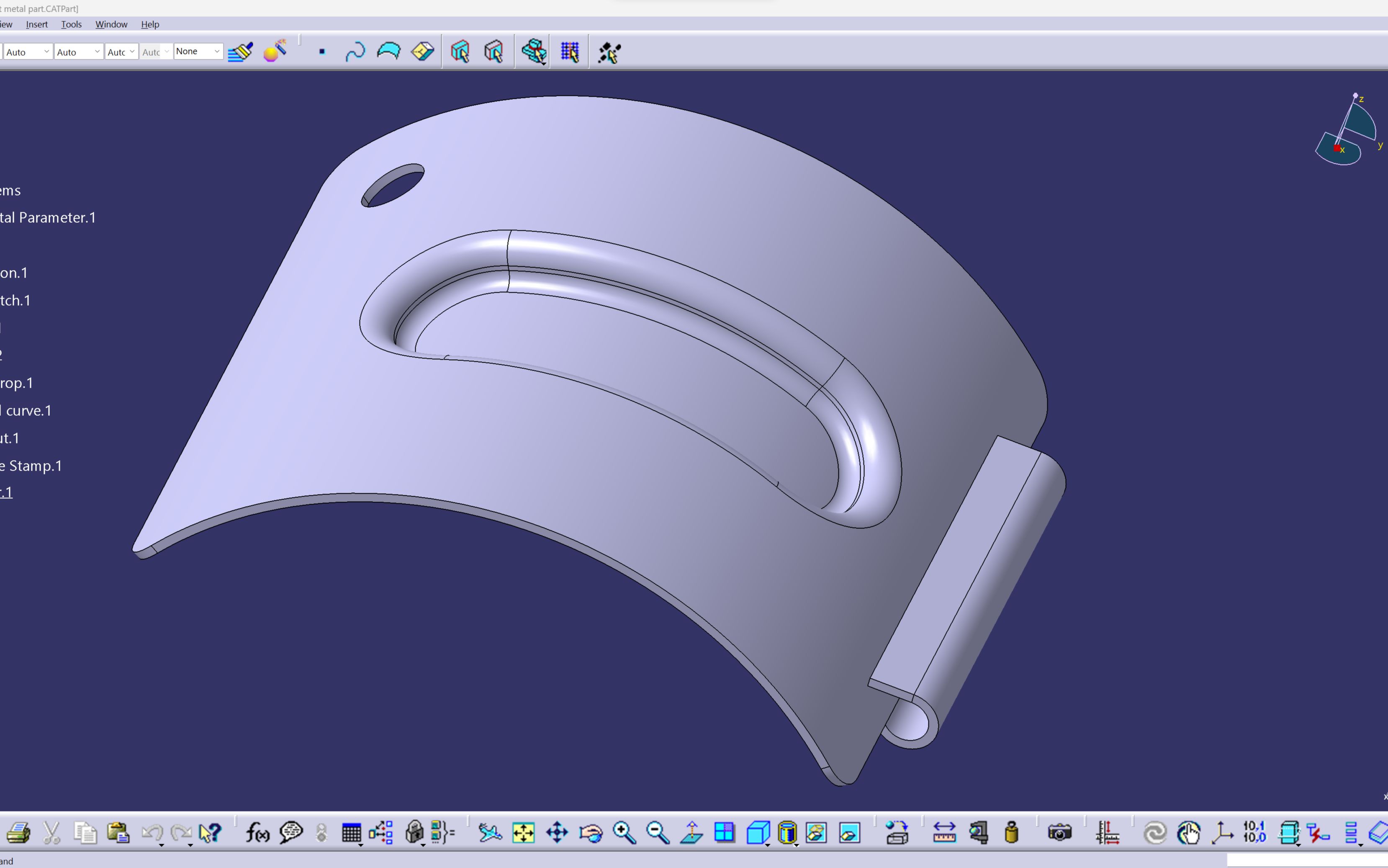 catia_钣金件建模练习